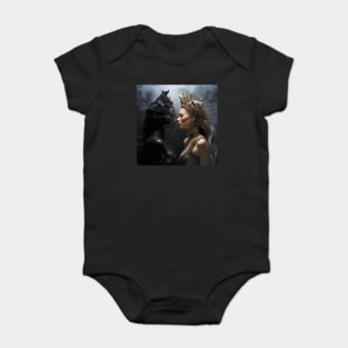 Day Queen vs Night Queen Baby Bodysuit